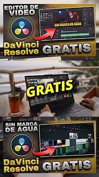 Cómo Editar VIDEOS en DaVinci Resolve y Exporta Gratis y Sin Marca de Agua #davinciresolve #gratis