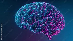 Exploring the intricate connections of a digital brain representation reveals the workings of neural networks. This visual demonstrates how artificial intelligence mimics brain functions, processing