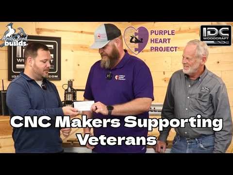 CNC Community Raises $6,000 for Wounded Veterans - Purple Heart Project Donation