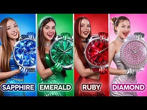 Emerald, Ruby, Diamond and Sapphire Girl! We Met a New Jewelry Girl