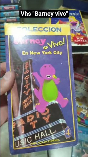 vhs "barney en vivo" #coleccionables#barney#vhs#newcity