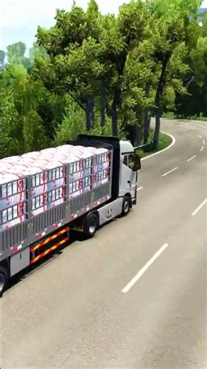 ETS 2 | Xe tải đi đường nhiều khúc cua nguy hiểm Tập 1