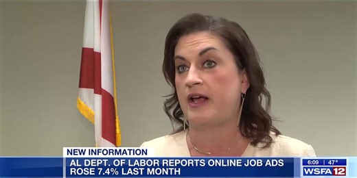 Alabama Labor Department says online job postings are up