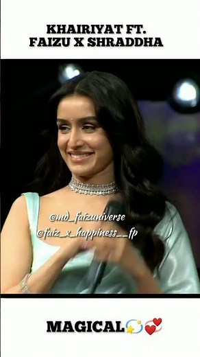 Mohammad Faiz | Shraddha Kapoor #mohammadfaiz #shraddhakapoor #shorts