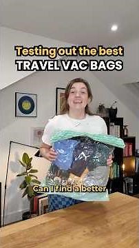 Testing out the best TRAVEL VAC BAGS