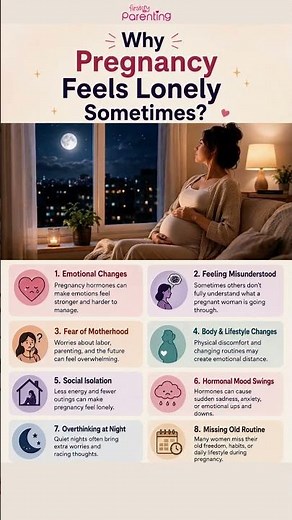 Why Pregnancy Feels Lonely Sometimes 🤰💔 | Emotional Changes During Pregnancy #shorts