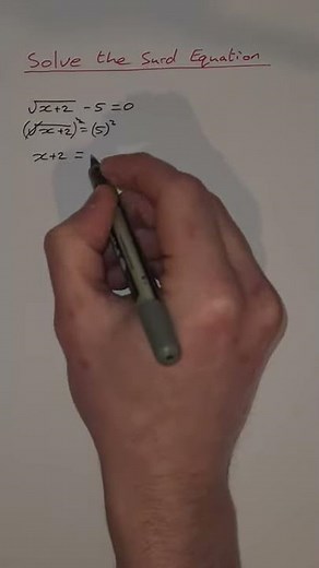 How to Solve Surd Equations