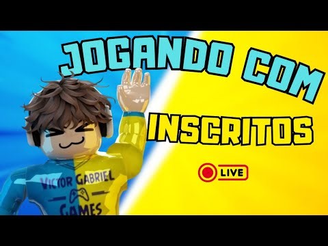 🔴JOGANDO COM INSCRITOS LIVE ROBLOX E MUITA DIVERSÃO🔴RUMO 300k Inscritos💫