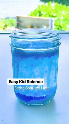 Baking Soda Lava Lamp Science Experiment for Kids