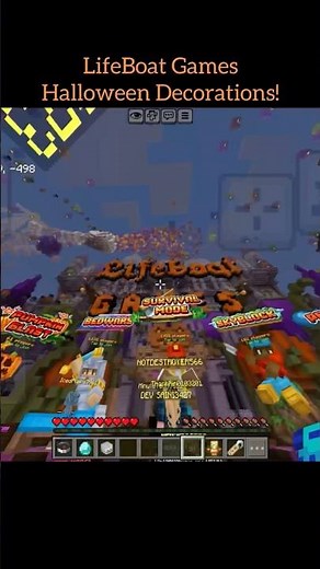 LifeBoat Games Halloween Decorations MINECRAFT