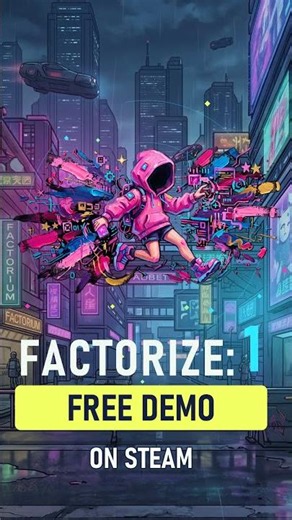 Can an ordinary boy save another world with primes? | FACTORIZE: 1 #shorts #FACTORIZE1 #IndieGame