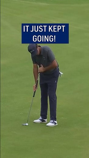 75-FOOT putt! 🤯