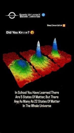 There Are 5 ❌ 22 ✅ States Of Matter In Universe #viral #shorts