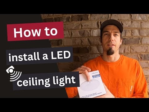 Replace Your Old Ceiling Light with a Motion Detection LED Light