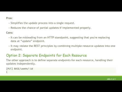 How to Update Multiple Resources in REST API Using Transactional Operations