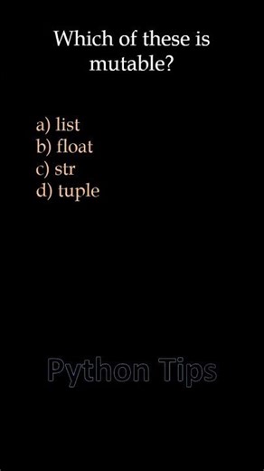 Python Q&A series(Q16) | Python Interview Prep #shorts