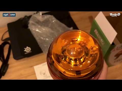 Gyrophare à LED rotatif 3 fonctions pour tracteur - Test et Avis