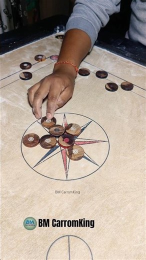 How to Arrange Carrom Coins Correctly | Step-by-Step Setup #carromboard #bmcarromking #youtubeshorts
