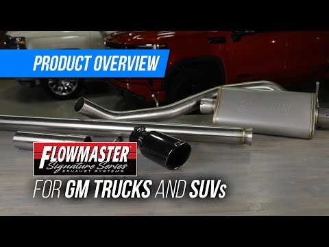 Flowmaster Signature Series 304 Stainless Steel Cat-Back Exhaust for GM Trucks