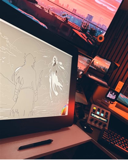 I’ve been playing around with this rough draft drawing that I’ve had sitting in my Supernote. Imported it onto the XP Pen and I’m using ArtRage 6 to play around with it. I’m really impressed with this device, I think going to have a lot of fun with this thing especially paired with the Supernote. #ArtTok #DrawingTok #XPPenArtist #SupernoteCreatives #FilipinoMythologyArt @Sheilamacadventures