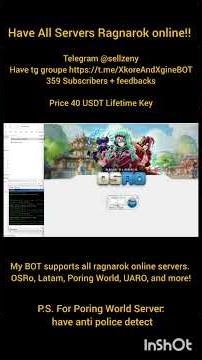 OPENKORE BOT FOR GNJOY and PRIVATE SERVERS