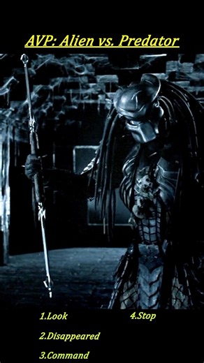 Alien vs. Predator (2004) – Predator Stops the Woman After the Weapons Are Taken