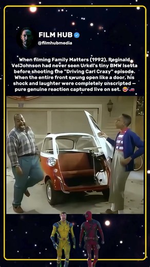 When filming Family Matters (1992), Reginald VelJohnson's reaction was completely real