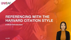 Referencing with Harvard complete