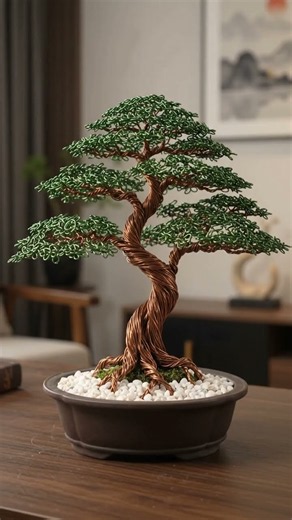 Epic DIY Bonsai Tree Wire Sculpture | Relaxing Handmade Craft