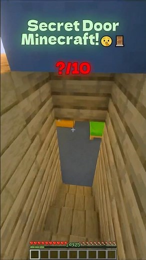 Your Base Needs This Secret Door🤫🚪 #minecraftbuilding