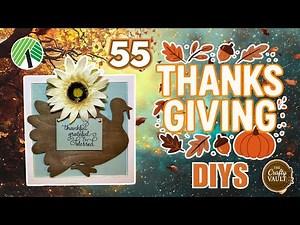 🦃 55 Thanksgiving Dollar Tree DIYS from The Crafty Vault! | Festive Fall Home Decor