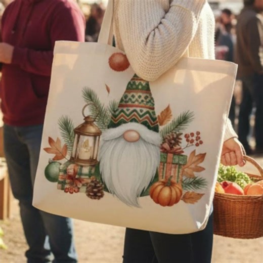 Rustic Christmas Gnomes clipart