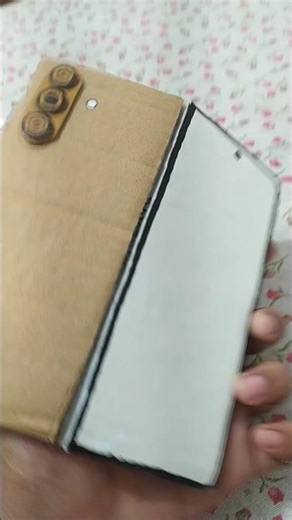 cardboard make Samsung z fold 5 #mobilemaker #smartphone