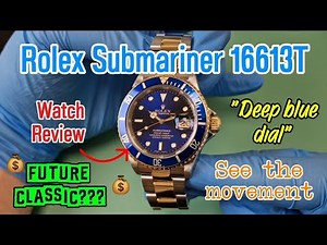 Rolex Submariner 16613 (Bluesy) - The Classic Steel And Gold Submariner Watch Review. #Rolex
