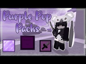 Purple Pvp Bedwars Texture Packs | Solo Bedwars Commentary