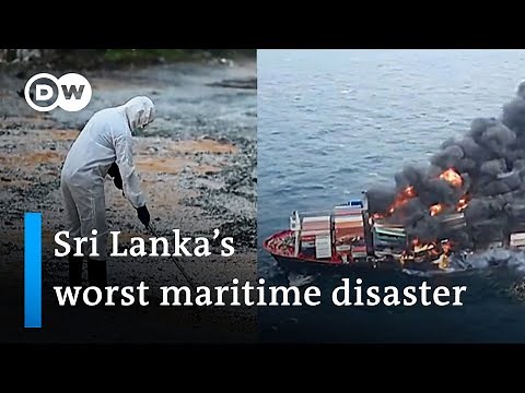 Sinking chemicals cargo ship turns into environmental disaster for Sri Lanka | DW News