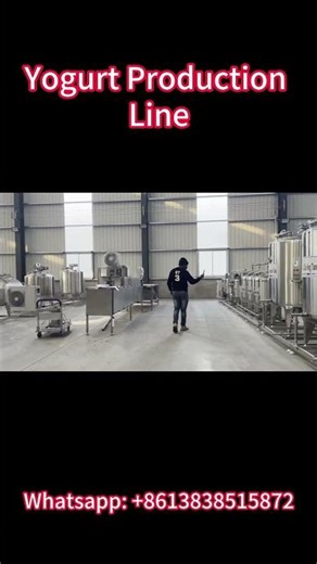 Automatic Yogurt Production Line Working Video | High Efficiency Dairy Processing Solution