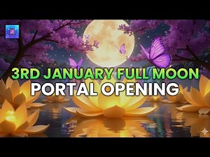 3rd January Full Moon Portal Opening ~ Portal Of Luck & Abundance ~ 3 Wishe Come True After Watching
