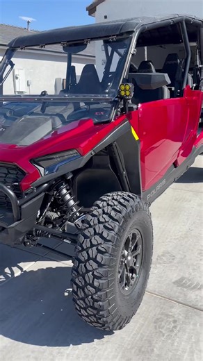 Candy red paint job on this rzr #westvalleyaz #buckeyeaz