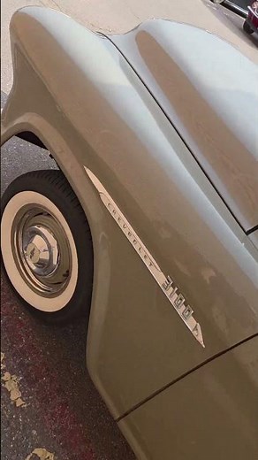 1955 Chevrolet pickup. #50s #classictrucks #classiccars