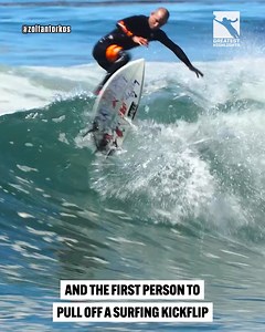 Zoltan Torkos is an extreme surfer from Santa Cruz who made history with this surfboard kickflip! 🔥 | GreatestHighlights