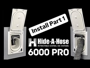 DIY Hide-A-Hose Installation in My Garage | Best Retractable Central Vac Setup / Garage Build Ep. 68