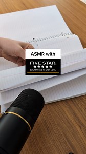 1.2K views | Sure they’re super tough and durable, but Five Star Notebooks have a sensitive side, too… Take a minute and unwind with the goosebump-inducing sounds of Five Star! | Five Star | Facebook