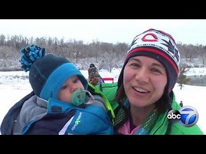 Snow day fun: Kids fly down Lisle sledding hill