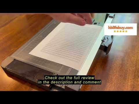 Review DIAPHANORNIS Rotary Paper Cutter, 3-in-1 Paper Trimmer, 12 Inch Cutting Length with Straight