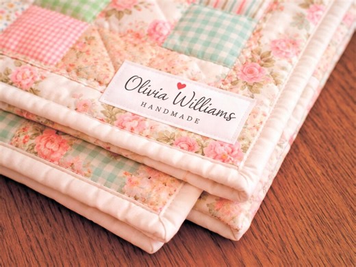 Custom Fabric Sewing Labels, Personalized Clothing Tags, Knitting Labels - Etsy