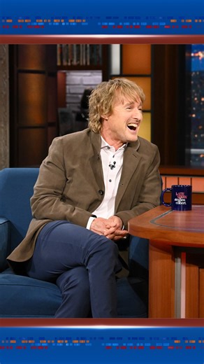 The Late Show on Instagram: "Owen Wilson names one animal he's not exactly fond of. #Colbert #OwenWilson #ColbertQuestionert #Rat"