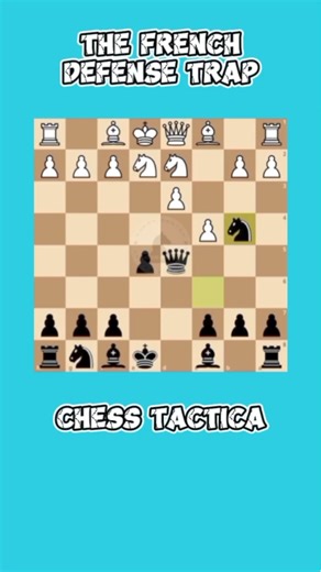 Learn the French Defense Trap 📖♟️ #chessmaster | Chess Master