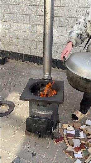 Smokeless Gasification Stove | Dual-Use Heating & Cooking Firewood/Coal Stove Review