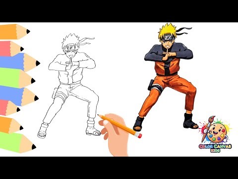 How to Draw Naruto and Color | Easy Step-by-Step Art Tutorial for Kids